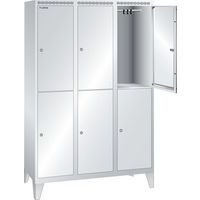 Garderobekast 1200x500x1850mm 3x2 vakken - Lista