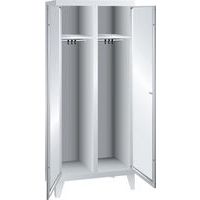Garderobekast 800x500x1850mm 2 vakken - Lista