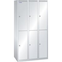 Garderobekast 900x500x1700mm 3x2 vakken - Lista