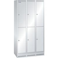 Garderobekast 900x500x1800mm 3x2 vakken - Lista