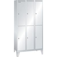 Garderobekast 900x500x1850mm 3x2 vakken - Lista