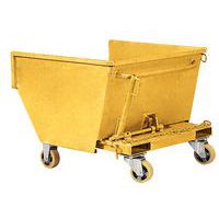 Zelfkantelende kiepcontainer 200-1000 l op wielen - Goubard