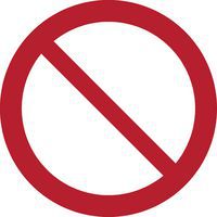 Pictogram Algemeen verbod