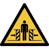 Pictogram Waarschuwing: knelgevaar