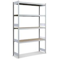 Grootvakstelling met legbord van houtvezelplaat DxH 524x2500 mm
