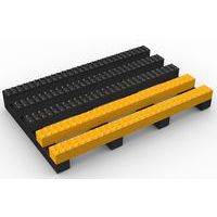 Soepele antislip- en antivermoeidheidsrol met rand Vynagrip - Plastex