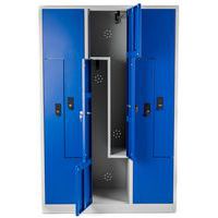 Garderobe metaal - 2 tot 6 vakken breedte 200 mm - Manutan Expert, foto 2 van 6