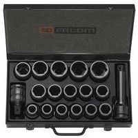 Set impact-doppen 3/4 van 3/4 tot 15/8, inch-maten