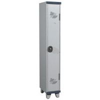 Garderobekast 1 kolom Seamline Optimum® - kolombreedte 300 mm - op poten - Acial, foto 2 van 2