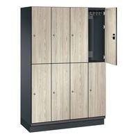 Lockerkast Cambio S6000 op sokkel deur HPL decor - CP
