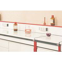 Modulaire laboratoriumbank - Zandsteen - Met backsplash - KITlab, foto 2 van 3