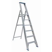 Industriële trapladder aluminium - enkelzijdig, foto 5 van 6