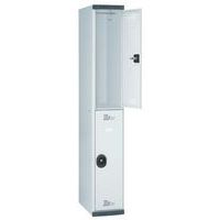 Garderobekast 2 vakken Seamline Optimum® - kolombreedte 300 mm - Acial, foto 2 van 2