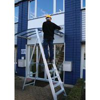 Industriële trapladder aluminium - enkelzijdig, foto 2 van 6