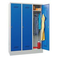 Garderobekast Medium 300 - Op sokkel - Schone industrie - Hangslothouder - 3 kolommen, foto 3 van 4