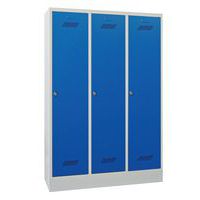 Garderobekast Medium 300 - Op sokkel - Schone industrie - Hangslothouder - 3 kolommen, foto 4 van 4