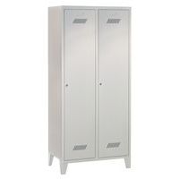 Garderobekast Medium 400 - Op sokkel - Schone industrie - Cilinderslot - 2 kolommen, foto 2 van 6