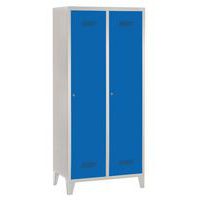 Garderobekast Medium 400 - Op sokkel - Schone industrie - Cilinderslot - 2 kolommen, foto 4 van 6