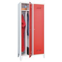 Garderobekast Medium 400 - Op sokkel - Schone industrie - Cilinderslot - 2 kolommen, foto 5 van 6