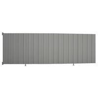 Achterwand voor enkelzijdige fietsenstalling - Plat dak