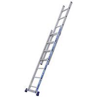 Met de hand uitschuifbare ladder Platinium Afix - 2 delen - Tubesca