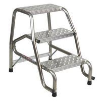 Montagetrap robuuste aluminium met 3 treden