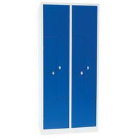 Garderobe deur L metaal - 2 kolommen 4 vakken - Manutan Expert