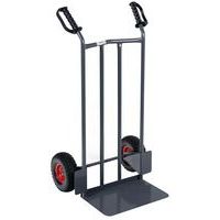 Steekwagen staal 250 kg vast laadvlak  - lekbestendige banden - Manutan Expert