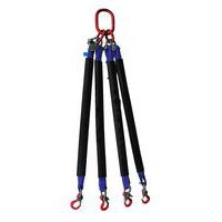 Polyester hijsband - Hefvermogen 2100 tot 10500 kg - 4-sprong., foto 2 van 3