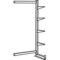 Stelling Canti-Strong - Belasting 330 kg per niveau - Bito, foto 2 van 4