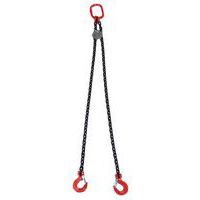 Hijsketting 2 strengen, haak met veiligheidspal, Veilig hefvermogen: 1600 kg, Aantal kabels: 2