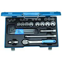 Dopsleutelset 1/2 31 delig 5/16-1.1/4AF Ø19 WAU-20 - Gedore