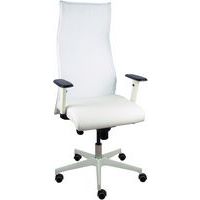 Managersstoel Sahuco Blanco imitatieleer - Piqueras y crespo