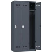 Garderobekast voor kantoor - 3 kolommen - Breedte 300 mm, foto 3 van 3