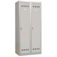 Garderobekast zware industrie - Breedte 400 mm - 2 kolommen - Vinco