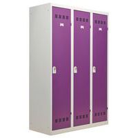 Garderobekast zware industrie - Breedte 400 mm - 3 kolommen - Vinco, foto 4 van 6