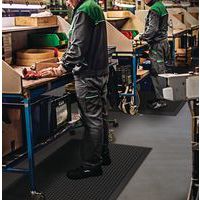 Antivermoeidheidsmat, éénpersoons, zwart - Skystep™ 455 - Notrax, foto 2 van 5