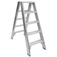 Trapladder dubbelzijdig - 3 tot 8 treden