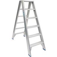 Trapladder dubbelzijdig - 3 tot 8 treden, foto 4 van 5