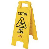 Bord 2 zijden waarschuwingsmelding_Rubbermaid