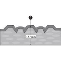 Antivermoeidheidsmat Diamond Sof-Tred™ - Traanplaat - p.s.m. - Notrax