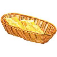 METRO PROFESSIONAL Broodmand, riet/katoen, 24.5 x 35 cm, rechthoekig