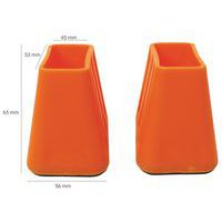 Set van 2 voetjes voor professionele aluminium trap - Manutan Expert, foto 5 van 6