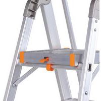 Professionele trap van aluminium met leuning - Manutan Expert, foto 3 van 6