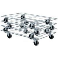 Rolplateau van staaldraad - voor Eurobakken - draagvermogen 200 kg, foto 2 van 2