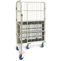 Nestbare rolcontainer - Basis van polypropyleen - Draagvermogen 500 kg, foto 2 van 2