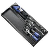 Module met doppen en hulpstukken 1/4'' - 45 delig - Facom Expert