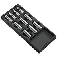 Module met lange doppen 1/2 - metrisch maten - 10 delig - Facom Expert