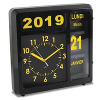 Klok met datum op kleppen Visual - Orium