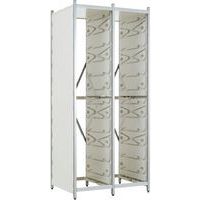 Configuratievoorbeeld: 1 basisstelling + 1 aanbouwstelling